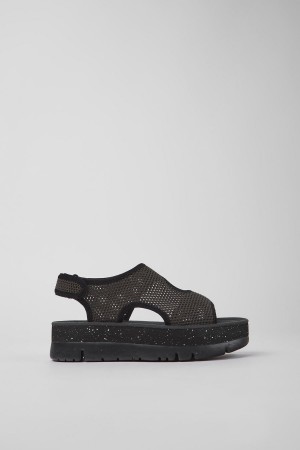 Sandalias Camper Oruga Up Textil Mujer Gris | AJZPX-6082