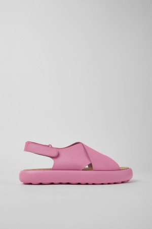 Sandalias Camper Pelotas Flota Cuero Hombre Rosas | JINAS-3068