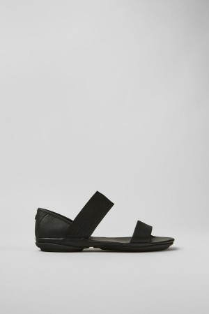 Sandalias Camper Right Mujer Negras | EOWRX-9071