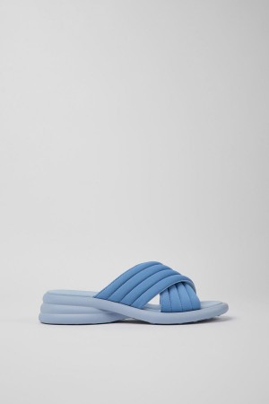 Sandalias Camper Spiro Textil Mujer Azules | SAXEZ-7392