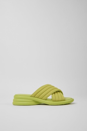 Sandalias Camper Spiro Textil Mujer Verde | LUYFK-9283