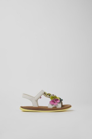 Sandalias Camper Twins Cuero Niña Multicolor | QGZCO-9216