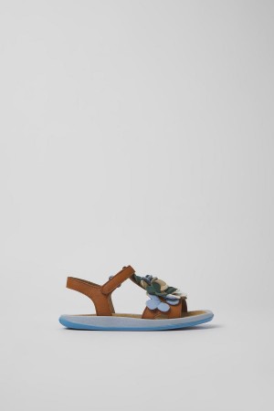 Sandalias Camper Twins Cuero Niña Multicolor | MNVUE-9615