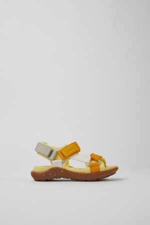Sandalias Camper Wous Textil Niño Amarillo | AGYPL-2586