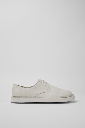 Slip On Camper Brothers Polze Cuero Hombre Blancas | DVXTC-2801