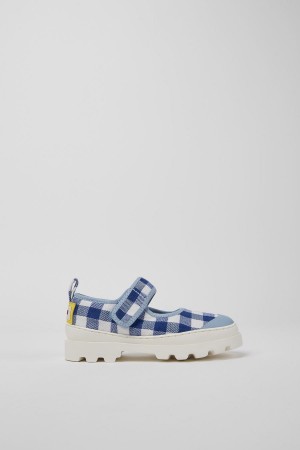 Slip On Camper Brutus Mary Jane Niña Azules | XMPRL-8497