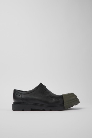 Slip On Camper Junction Responsibly Raised Cuero Hombre Negras | FHBYJ-9167
