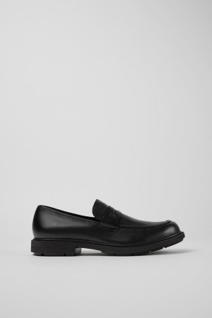 Slip On Camper Neuman Classic Moccasin Hombre Negras | PUOMQ-7859
