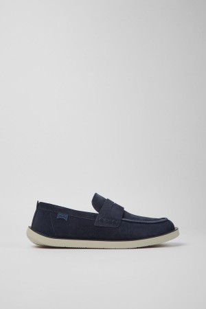 Slip On Camper Wagon Nubuck Hombre Azules | NRQIF-8436