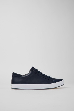 Zapatillas Camper Andratx Cuero Nubuck Hombre Azules | IPQEM-0927
