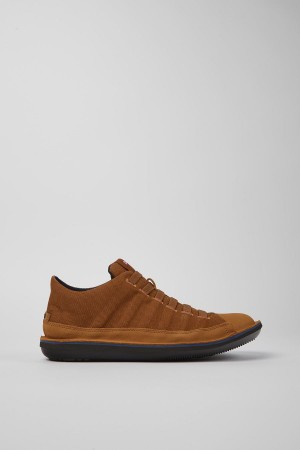 Zapatillas Camper Beetle Textil Nubuck Hombre Marrones | BJVGU-8021
