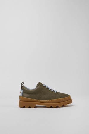 Zapatillas Camper Brutus Organic Algodon Niño Verde | BDTSG-2518