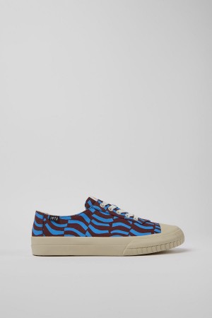 Zapatillas Camper Camaleon Recycled Algodon Hombre Azules | CHUEI-9437