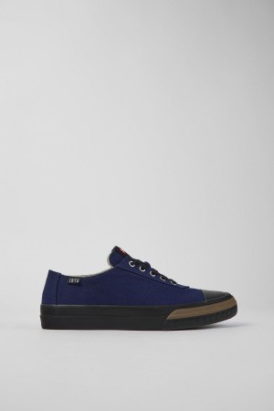 Zapatillas Camper Camaleon Recycled Algodon Hombre Azules | YHNFG-8965