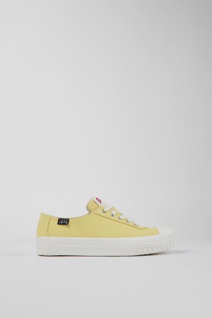 Zapatillas Camper Camaleon Recycled Algodon Mujer Amarillo | YXNUV-3159