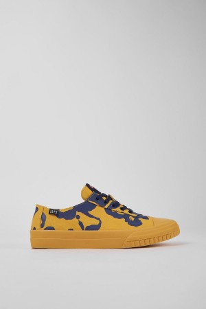 Zapatillas Camper Camaleon Recycled Algodon Hombre Amarillo | LKQZR-8327