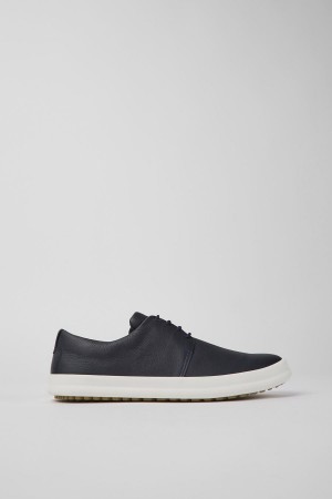 Zapatillas Camper Chasis Cuero Hombre Azules | CSBVK-9348