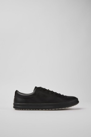 Zapatillas Camper Chasis Cuero Hombre Negras | NGTRB-2169