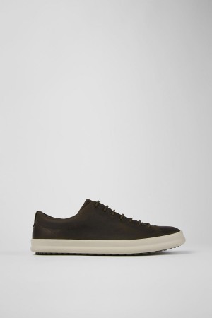 Zapatillas Camper Chasis Cuero Hombre Verde | JWTSN-6487