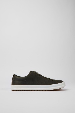 Zapatillas Camper Chasis Cuero Hombre Verde | KFSLE-6724