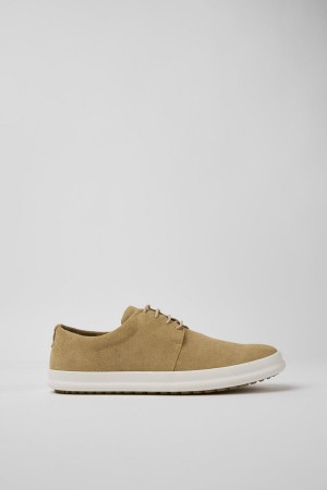Zapatillas Camper Chasis Nubuck Hombre Beige | MNBFY-4109