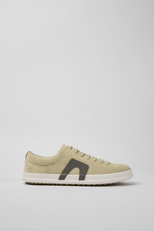 Zapatillas Camper Chasis Nubuck Hombre Beige | NBHCO-3829
