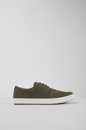 Zapatillas Camper Chasis Nubuck Hombre Verde | GLUBY-2409