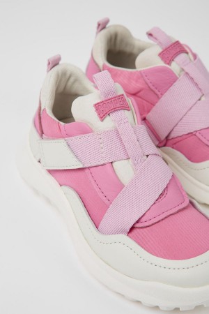 Zapatillas Camper Crclr Cuero Textil Niña Rosas | ILBEJ-6185
