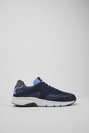 Zapatillas Camper Drift Textil Nubuck Hombre Azul Marino | EYLMX-1736