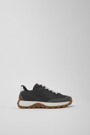 Zapatillas Camper Drift Trail Cuero Nubuck Niña Negras | TEIVQ-3167