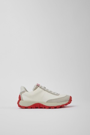 Zapatillas Camper Drift Trail Textil Cuero Niña Blancas | XQRVL-7192