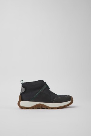 Zapatillas Camper Drift Trail Textil Cuero Niña Negras | VTCJO-8654