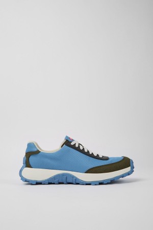 Zapatillas Camper Drift Trail Textil Nubuck Hombre Azules | AHDMB-3967