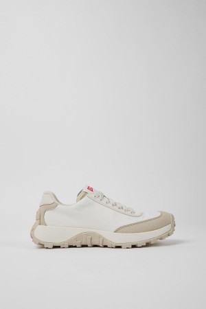 Zapatillas Camper Drift Trail Textil Nubuck Mujer Blancas | PKBQA-3258