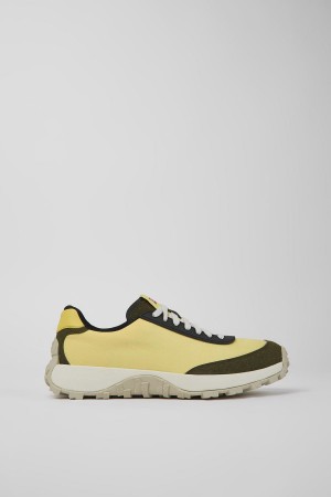 Zapatillas Camper Drift Trail Textil Nubuck Hombre Amarillo | ZUFCA-1029