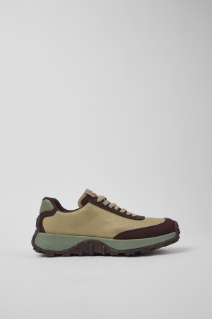 Zapatillas Camper Drift Trail Vibram Recycled Pet Nubuck Mujer Beige | CIWKM-3809