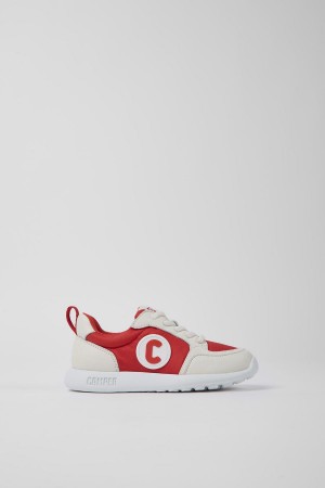 Zapatillas Camper Driftie Textil Cuero Niña Blancas | GWENO-6014
