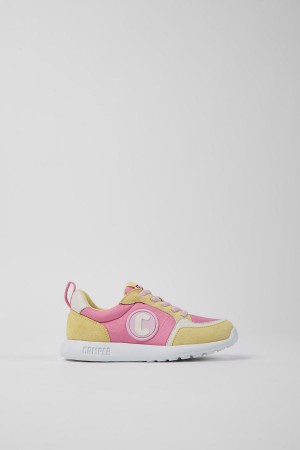 Zapatillas Camper Driftie Textil Nubuck Niña Amarillo | ZDAHQ-7930