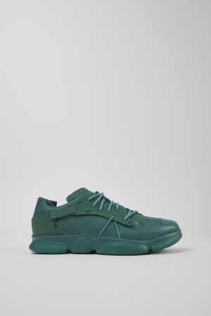 Zapatillas Camper Karst Cuero Textil Hombre Verde | DYEGT-7608
