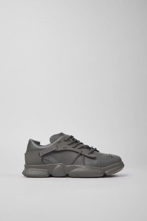 Zapatillas Camper Karst Cuero Textil Mujer Gris | ENQUD-1094
