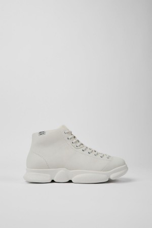 Zapatillas Camper Karst Nondyed Cuero Mujer Blancas | HZBIL-0724