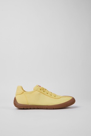 Zapatillas Camper Path Textil Mujer Amarillo | SDZUP-0983