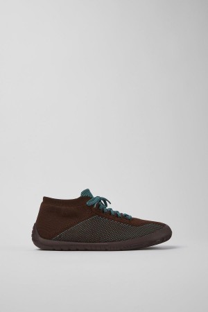 Zapatillas Camper Path Textil Mujer Burdeos | MPXAR-1948