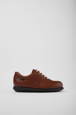 Zapatillas Camper Pelotas Cuero Mujer Marrones | BAITC-4021