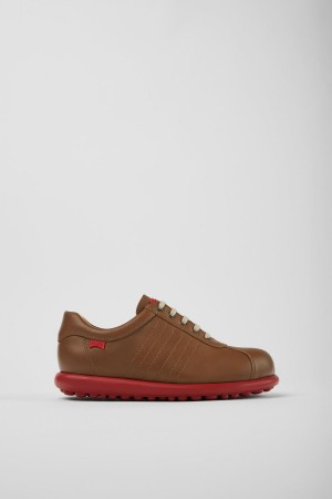 Zapatillas Camper Pelotas Cuero Mujer Marrones | ALDPI-2739