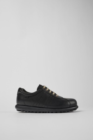 Zapatillas Camper Pelotas Vegetable Tanned Cuero Mujer Negras | ITZQE-0219