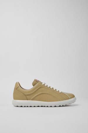 Zapatillas Camper Pelotas Xlite Cuero Hombre Beige | ZRTND-1059