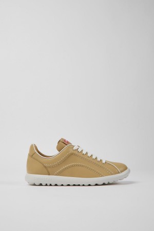 Zapatillas Camper Pelotas Xlite Cuero Mujer Beige | BWQAV-9548