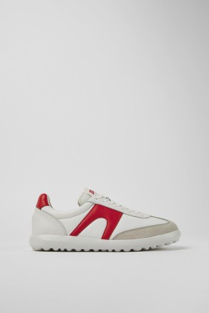 Zapatillas Camper Pelotas Xlite Textil Cuero Hombre Blancas | XJWOD-2689