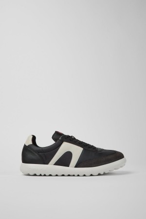 Zapatillas Camper Pelotas Xlite Textil Cuero Hombre Negras | DSQUB-5763